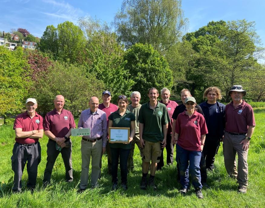 Yeovil Country Park Awarded Five Stars by RHS Pride in Parks